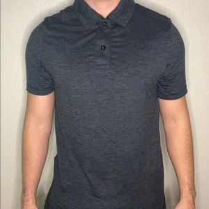 Gray Men’s 32 Degrees Cool Polo - Short Sleeve - Athleisure - Athletic - Shirt